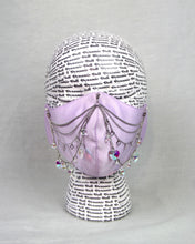 Load image into Gallery viewer, Heart on a Chain Mask- Lavender