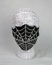 Load image into Gallery viewer, Pearl Spiderweb Mask