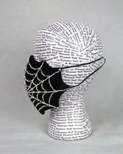 Load image into Gallery viewer, Pearl Spiderweb Mask