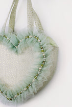 Load image into Gallery viewer, Cerys Heart Tote- Green
