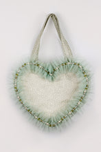 Load image into Gallery viewer, Cerys Heart Tote- Green
