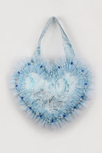 Load image into Gallery viewer, Cerys Heart Tote- Blue
