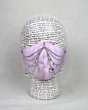 Load image into Gallery viewer, Heart on a Chain Mask- Lavender
