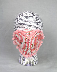 Sweetheart Mask- Rose Stripe