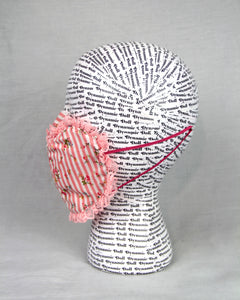 Sweetheart Mask- Rose Stripe