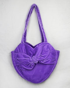 Sweetheart Velvet Bag- Lavender