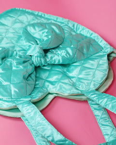 Sweetheart Tote Bag - Aqua