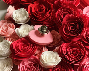 Custom Heart Pin- conversation heart, sweethearts, Valentine's Day, clay pin, cute, pink heart