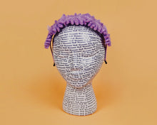 Load image into Gallery viewer, Glitter Flower Headband - Purple
