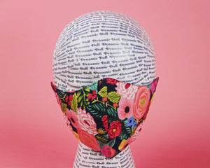 Floral Cotton Face Mask