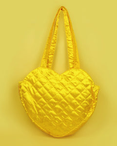 Sweetheart Tote Bag - Lemon Yellow