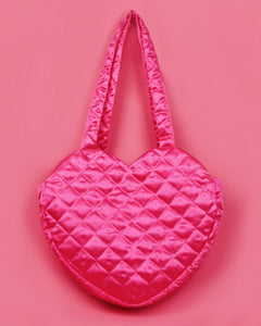 Sweetheart Tote Bag - Hot Pink