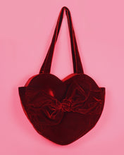Load image into Gallery viewer, Sweetheart Velvet Bag- Wine
