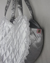 Load image into Gallery viewer, Heart Tote- Silver
