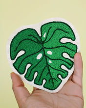Load image into Gallery viewer, Monsterra Leaf Hand-Embroidered Patch

