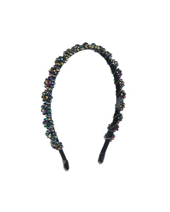 Susie Headband- Rainbow Black