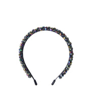 Load image into Gallery viewer, Ivo Headband- Rainbow Black
