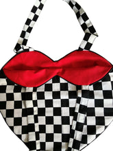 Load image into Gallery viewer, Checkered Heart Tote
