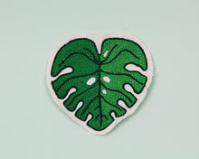 Load image into Gallery viewer, Monsterra Leaf Hand-Embroidered Patch
