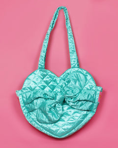 Sweetheart Tote Bag - Aqua